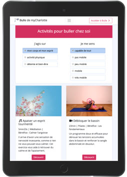 Bulle by myCharlotte - application de soins de support contre le cancer