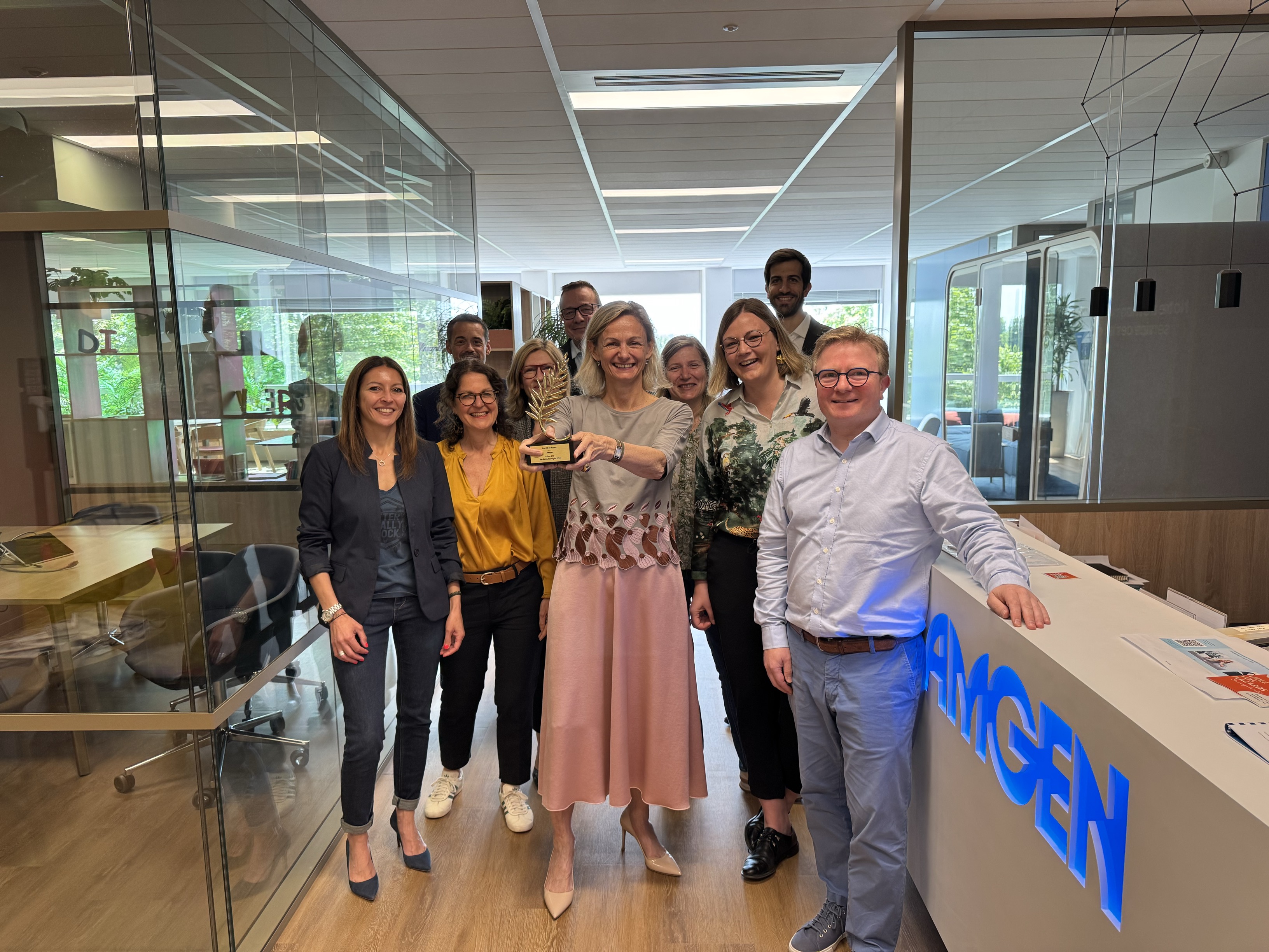 Amgen France reçoit la Palme d’Or des Biotechnologies